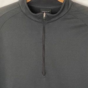 Nike golf dry fit therma dimple 1/4 zip pull over